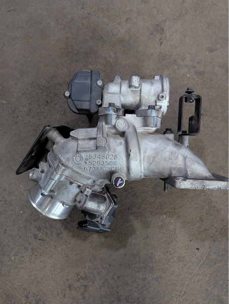 RAM 5500 CC 6.7L Diesel Cummins EGR Valve Throttle Body w/Pipe Manifold / 2