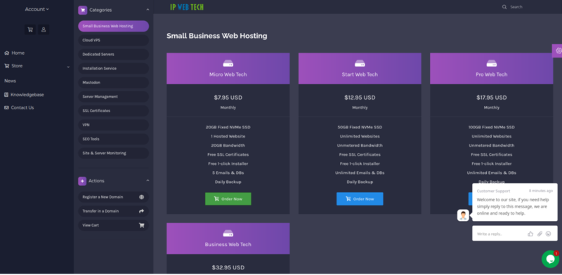 Host Your Website with IP Web Tech! - 4/5